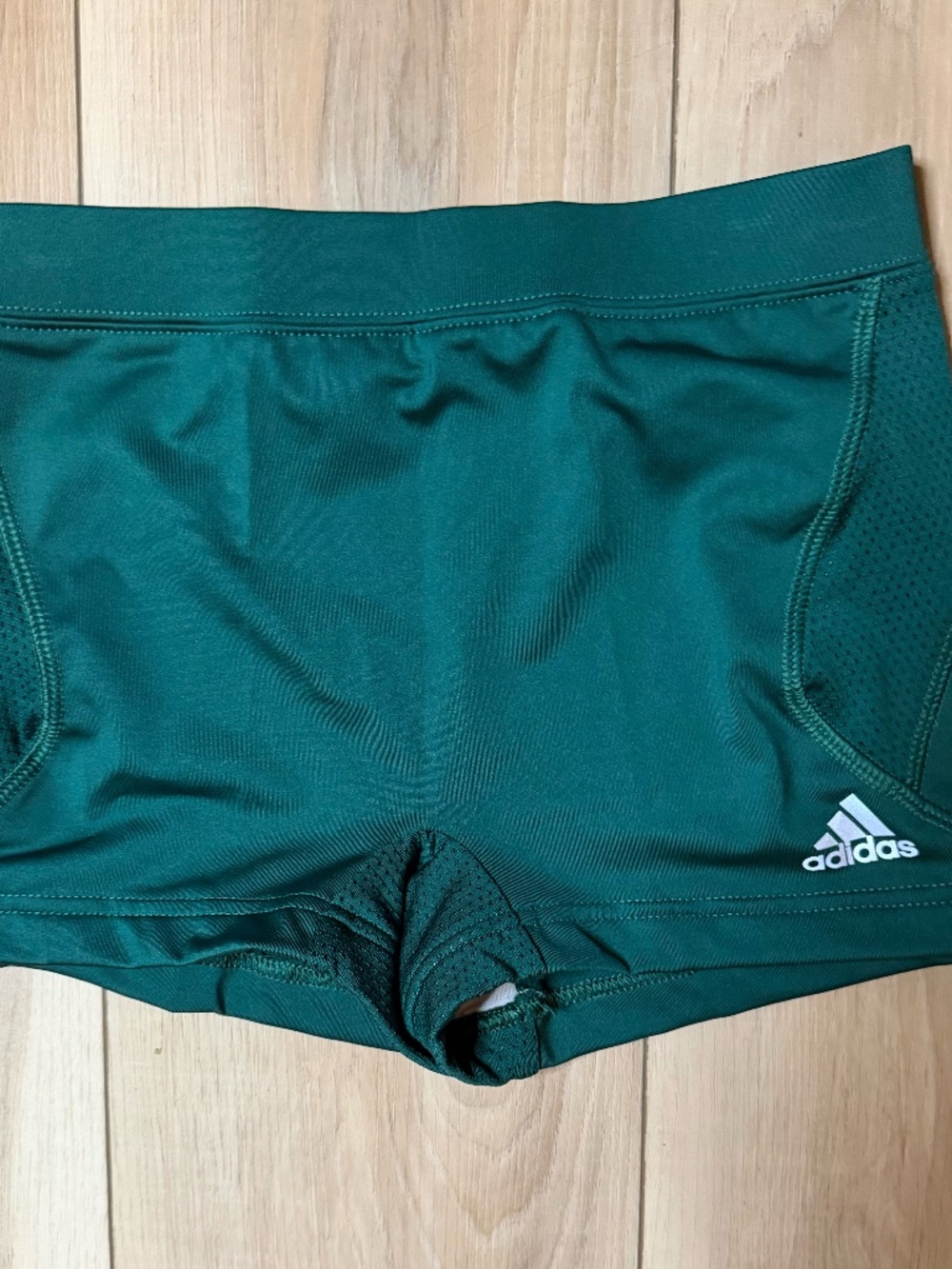 NWT Adidas Climalite Green Athletic Shorts Size Small